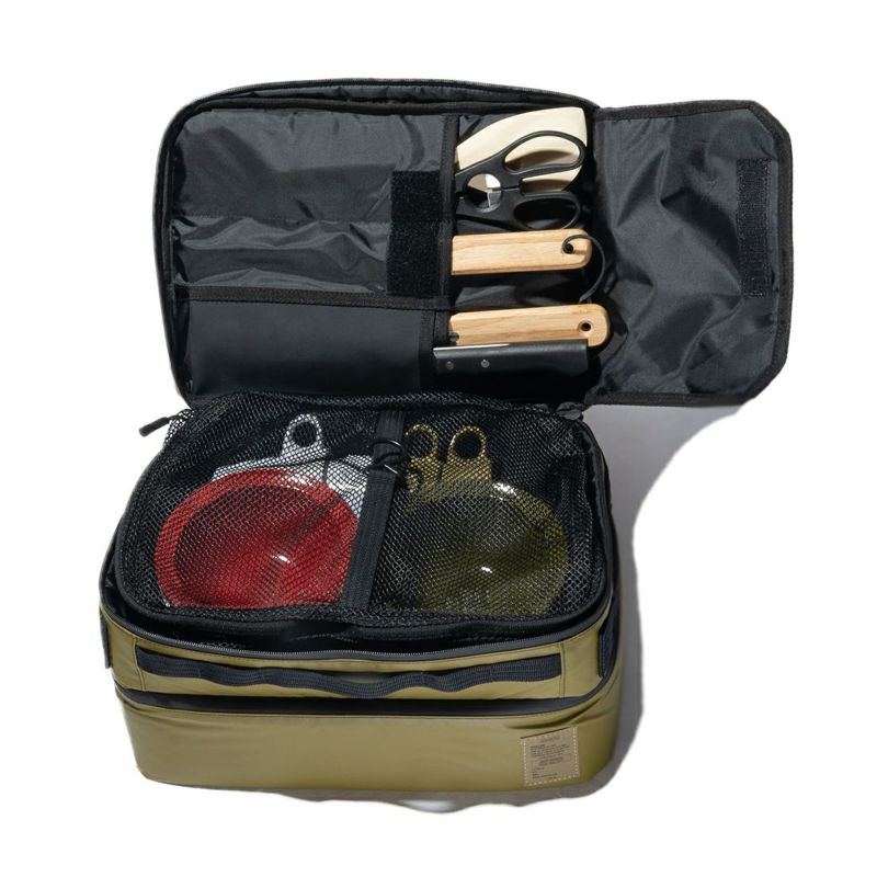 NYLON POLYCARBONATE ALL IN DISH CASE/KHAKI