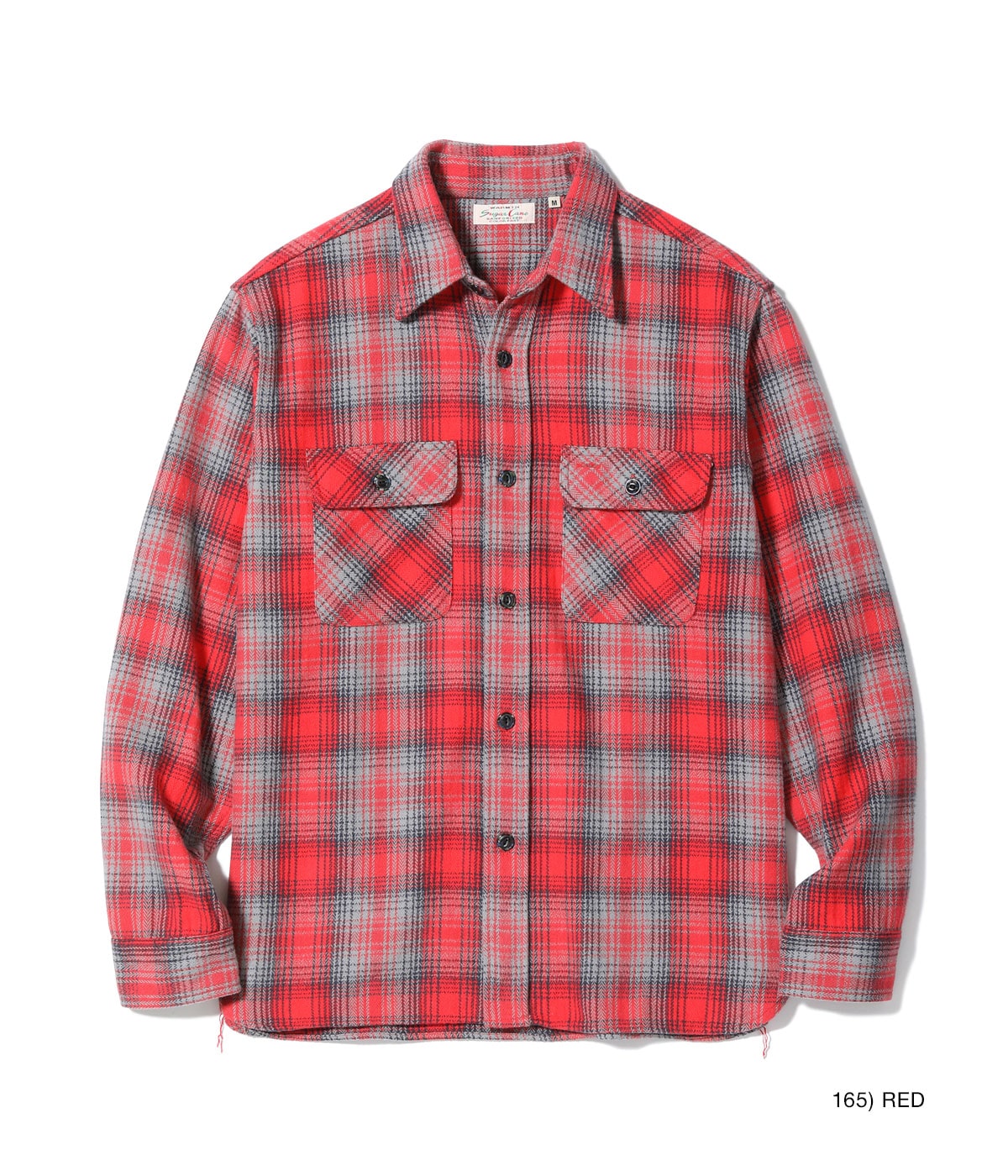 FICTION ROMANCE HERRINGBONE TWILL CHECK WORK SHIRT