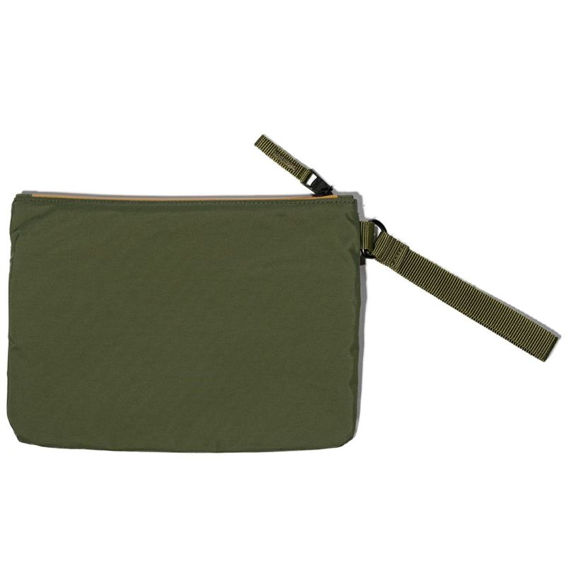 WATER PROOF FLAT POUCH Msize/KHAKI