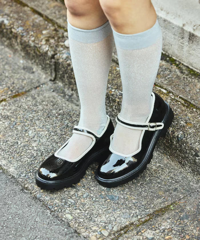 Sunny Rain Compatible Chunky Mary Jane Sneakers
