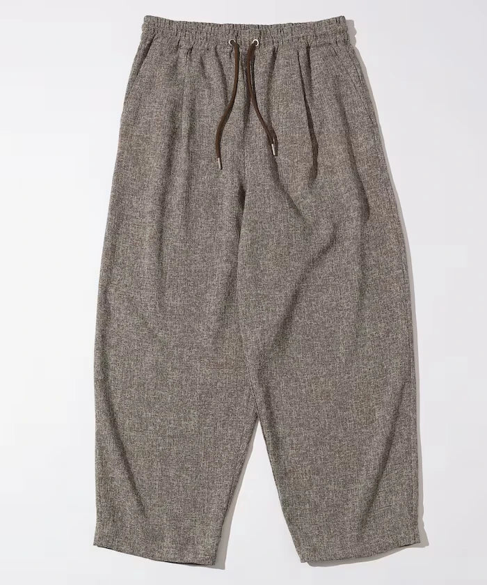 Dry Touch Summer Tweed Spindle Easy Wide Pants
