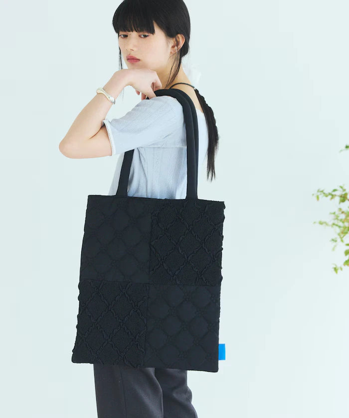 Flower Quilt Patchwork Tote Bag