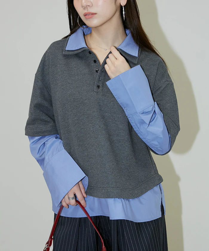 Shirt Layered Polo Top Limited Edition