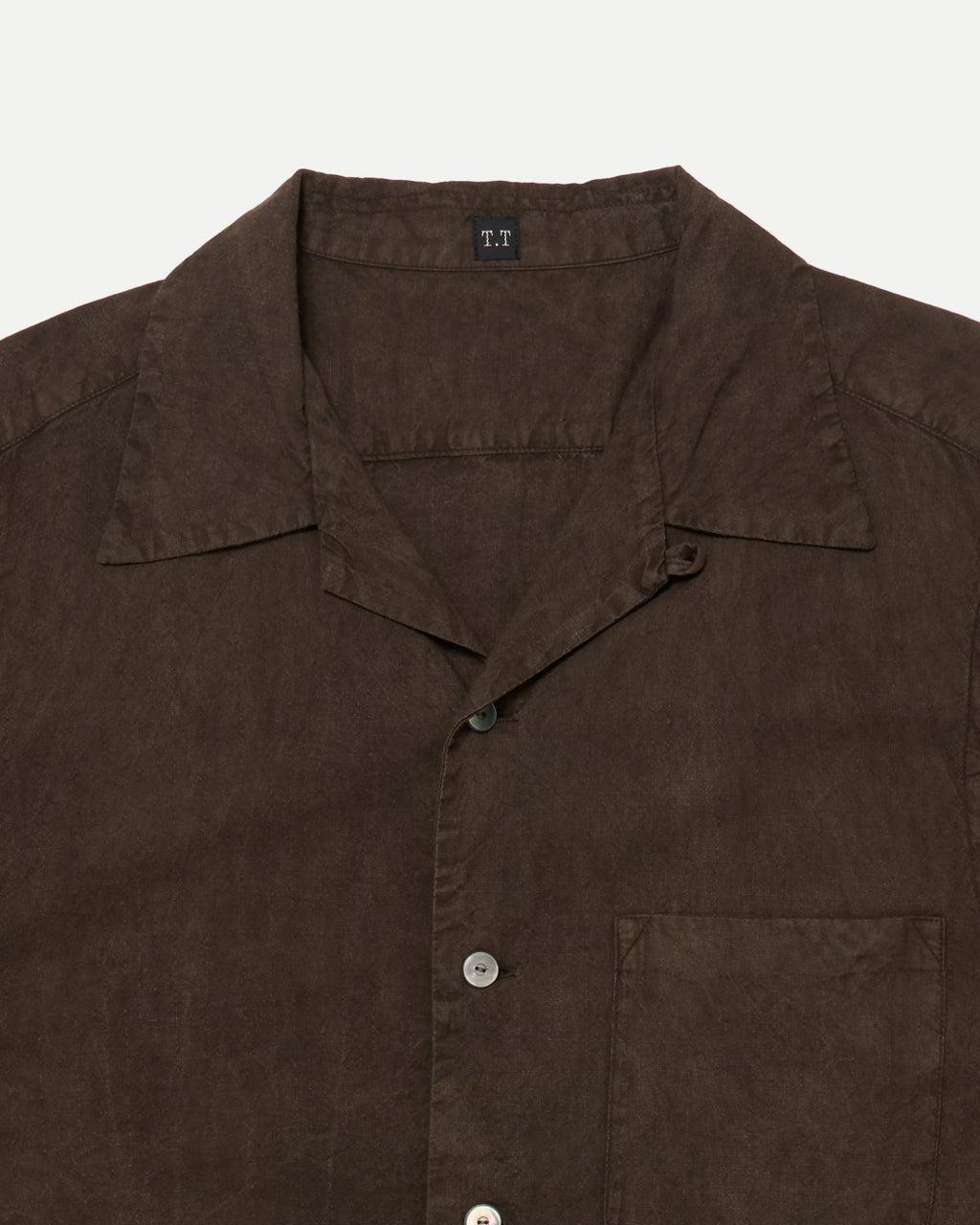 LOT.113 OPEN COLLAR SHIRT
