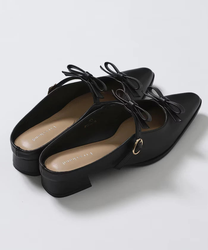 Double Ribbon Strap Mule