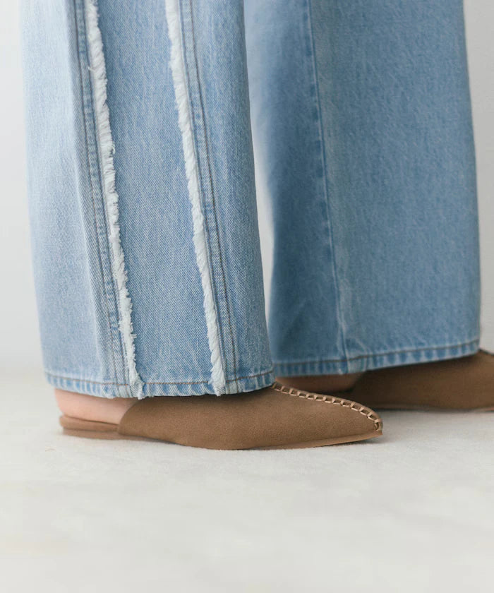 Side Fringe Curve Denim