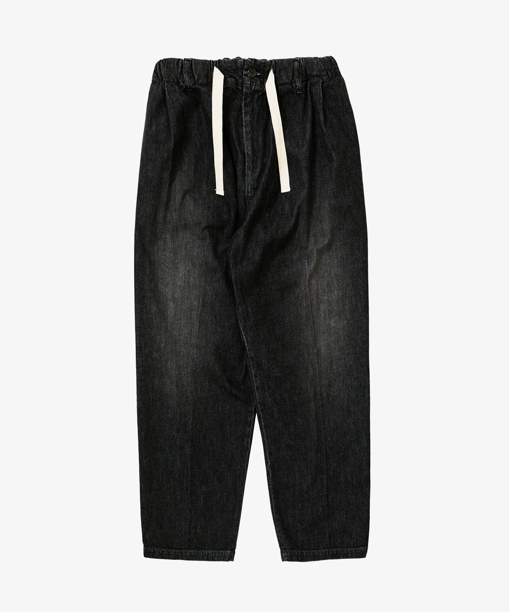 baggy trousers black denim damaged
