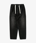 baggy trousers black denim damaged