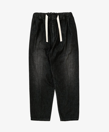 baggy trousers black denim damaged
