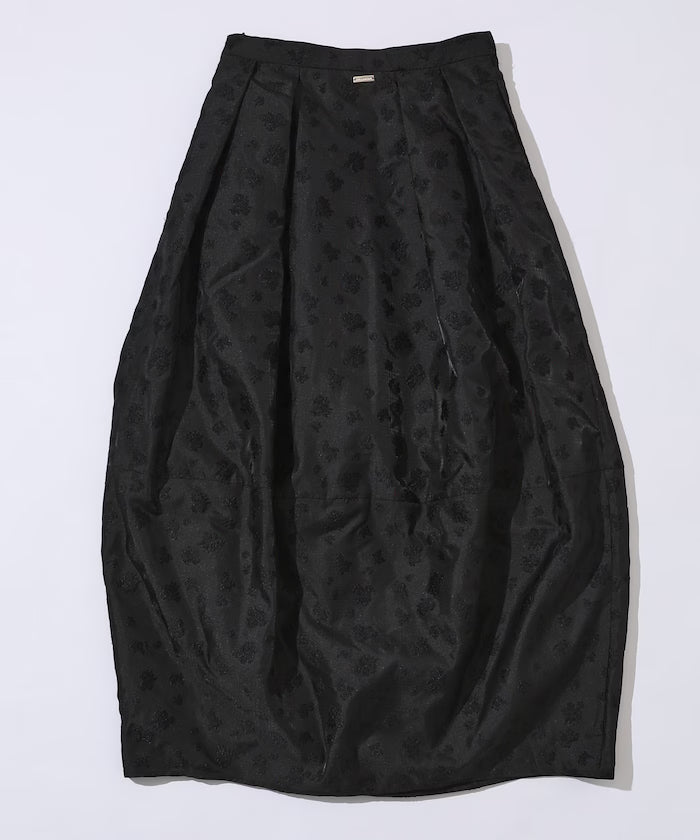 Flower Sheer Jacquard Cocoon Skirt - Released on February 12 at 12:00