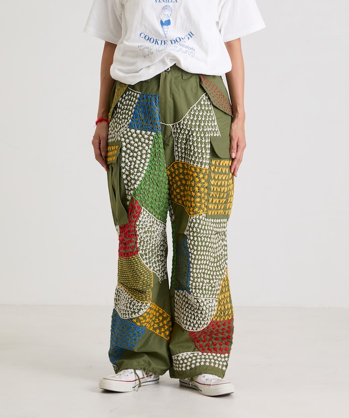 Vintage Hand-Stitched Remake Military Pants