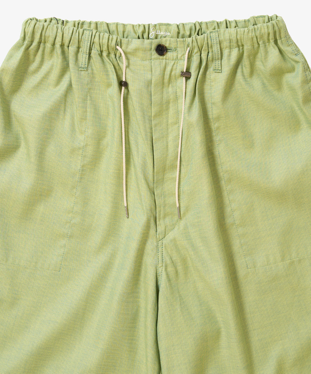 banshu ori circular fatigue short pants green
