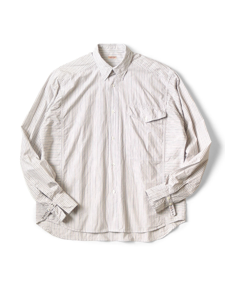 Cotton Stripe Cabin Work Shirt