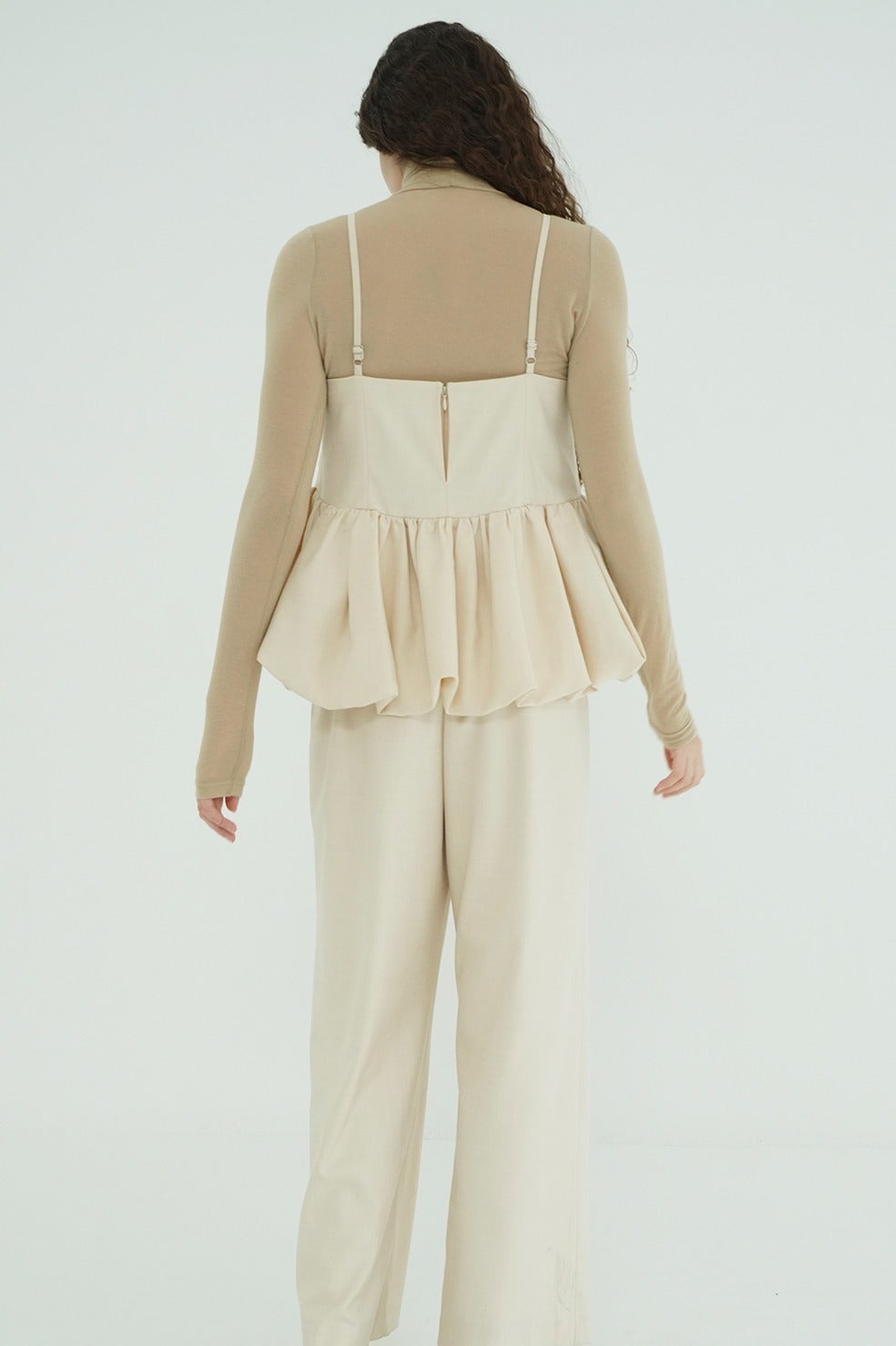 PEPLUM LAYERED ALL IN ONE