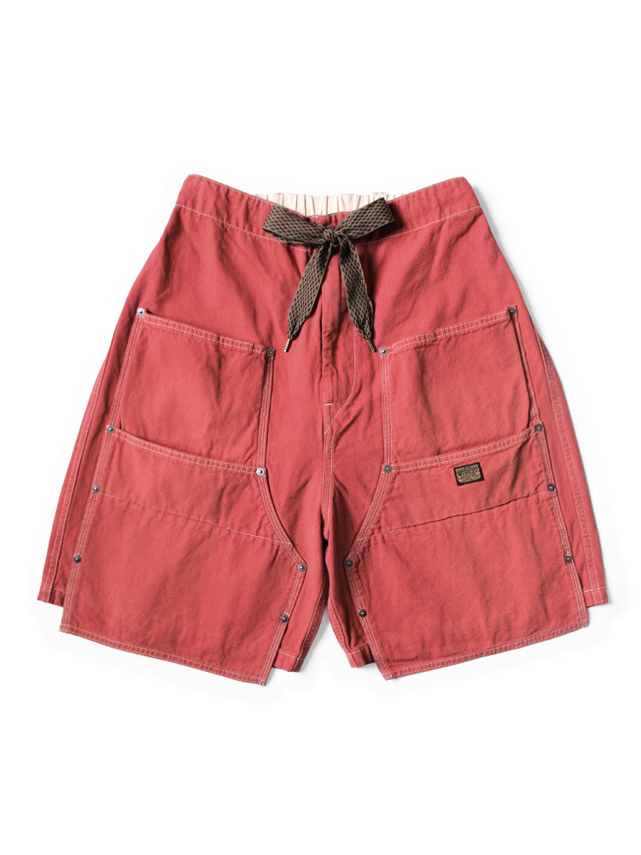 Canvas W Knee Easy Short Pants