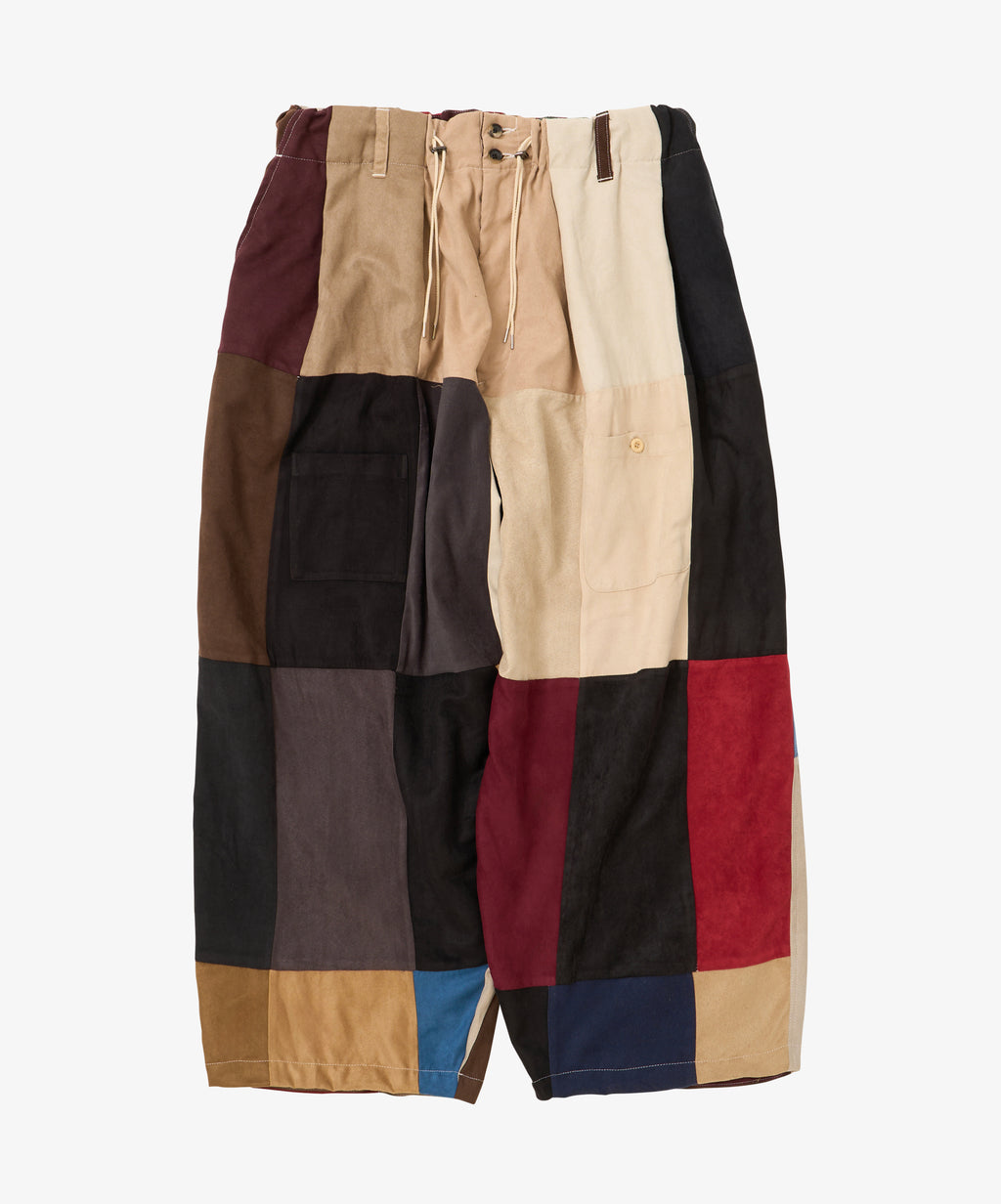 circular pants faux suede thirteen