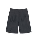 Polyester Twill Double Pleated Shorts