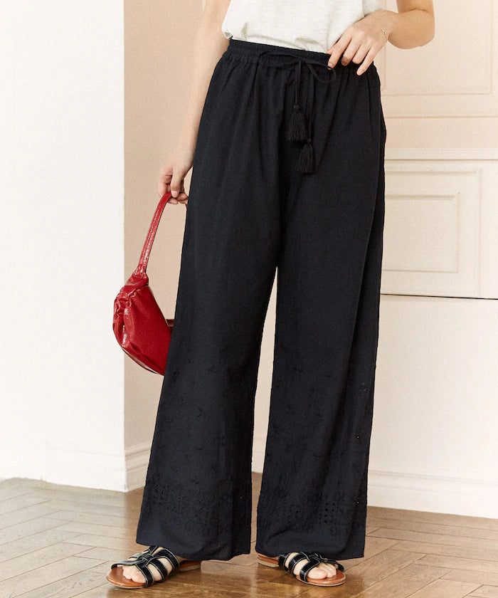 India Embroidered Easy Pants Limited Edition