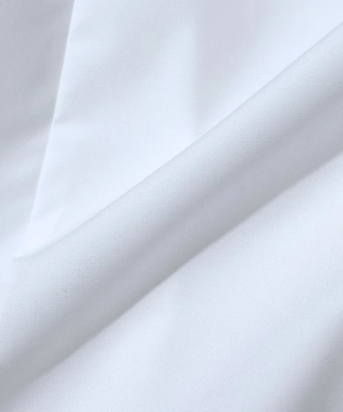 Flare Silhouette Skipper Balloon Sleeve Shirt