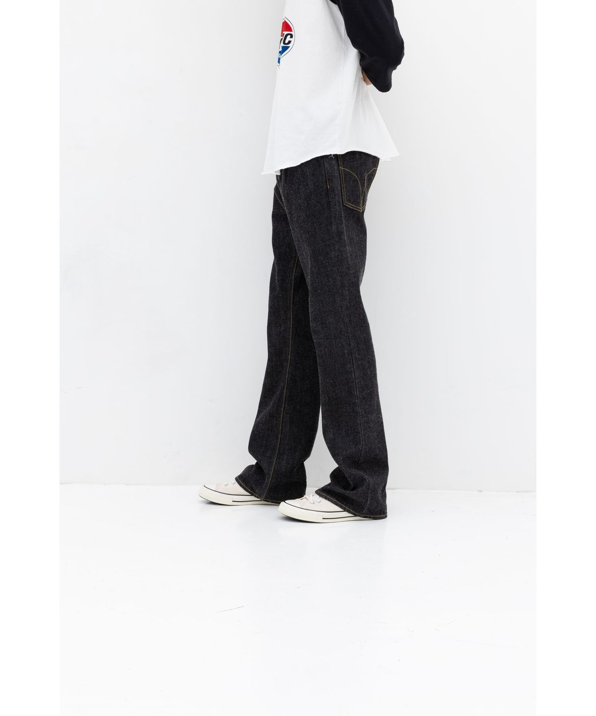 Denim Flare Pants