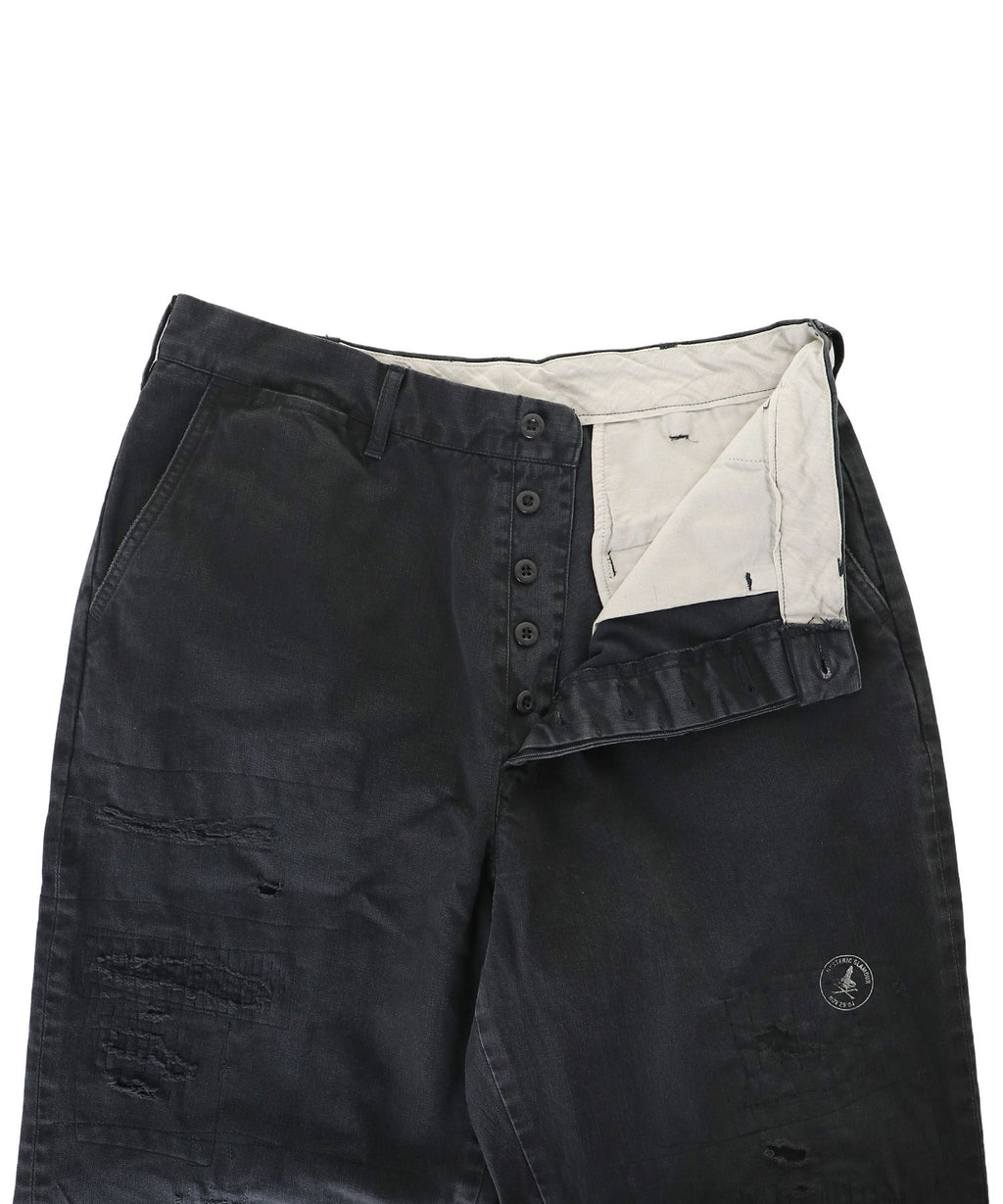 Woman On Skull Stamp Chino Pants
