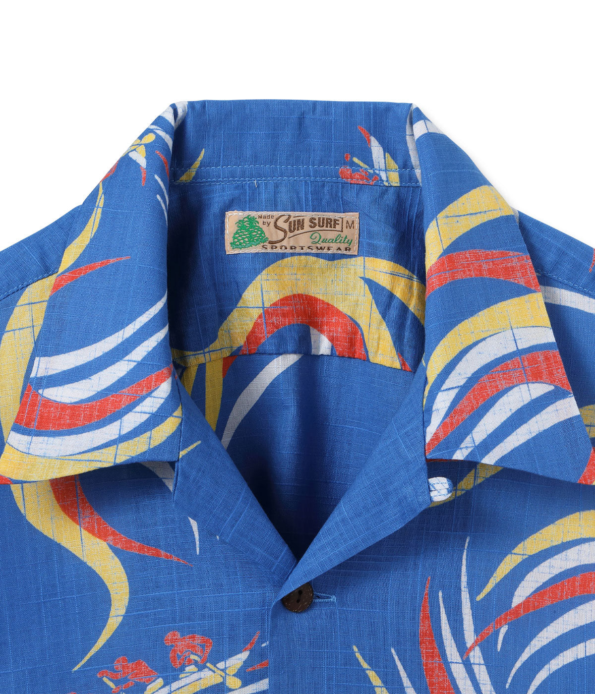 Cotton Linen Slubyarn Hawaiian Shirt “Hawaiian Paddle”