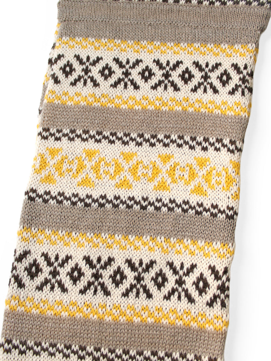 5G Wool Yellowknife Fair Isle Balaclava Scarf