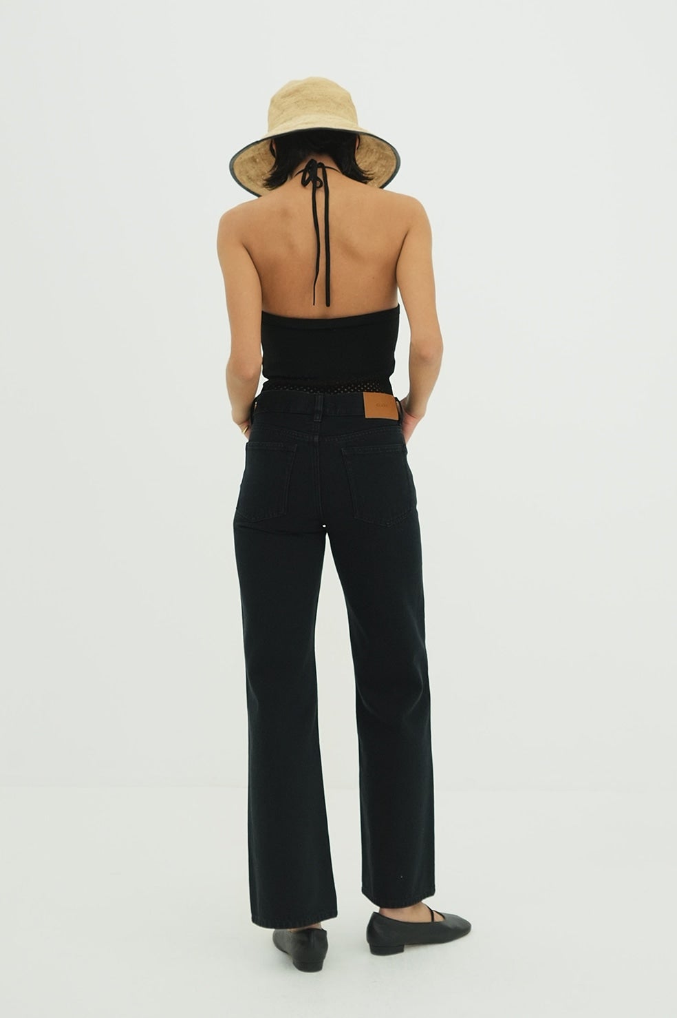 GEOMETRIC HOLE KNIT TOPS