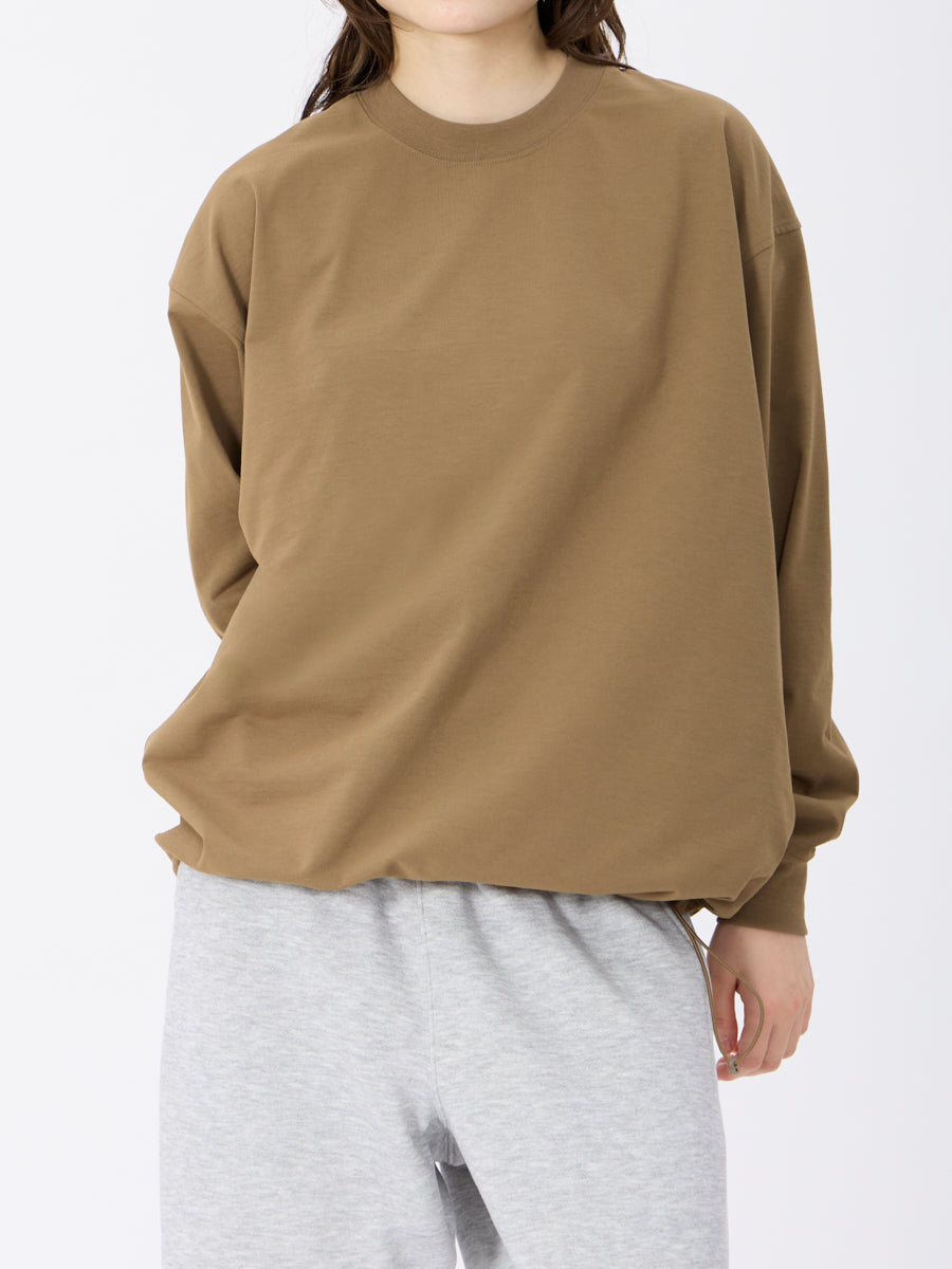 W's TECH DRAWSTRING TEE L/S