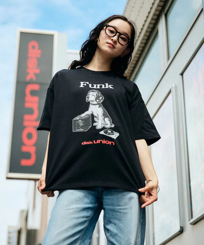 Limited Release diskunion×FREAK'S STORE Exclusive Beagle Big Silhouette Print Crew Neck T-Shirt