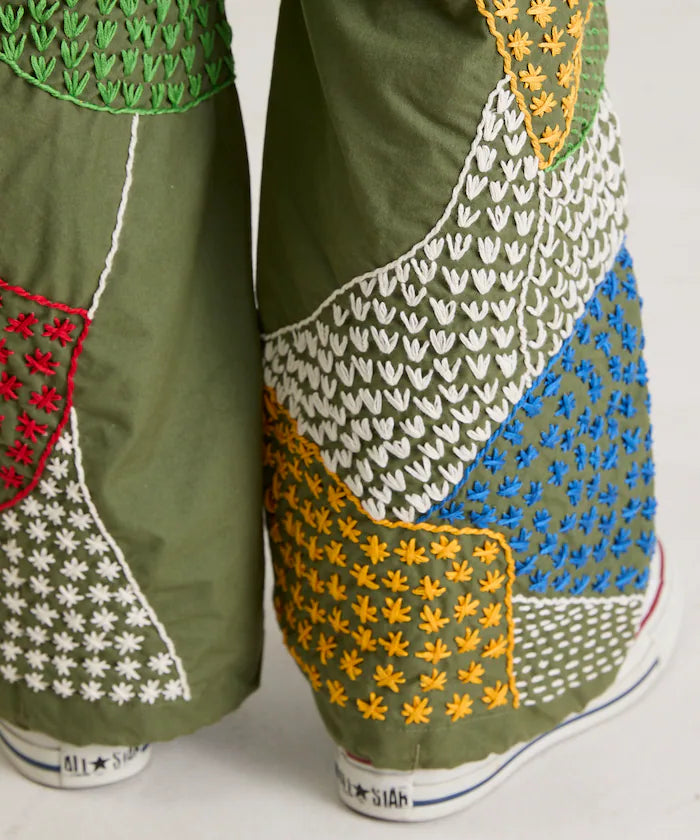 Vintage Hand-Stitched Remake Military Pants