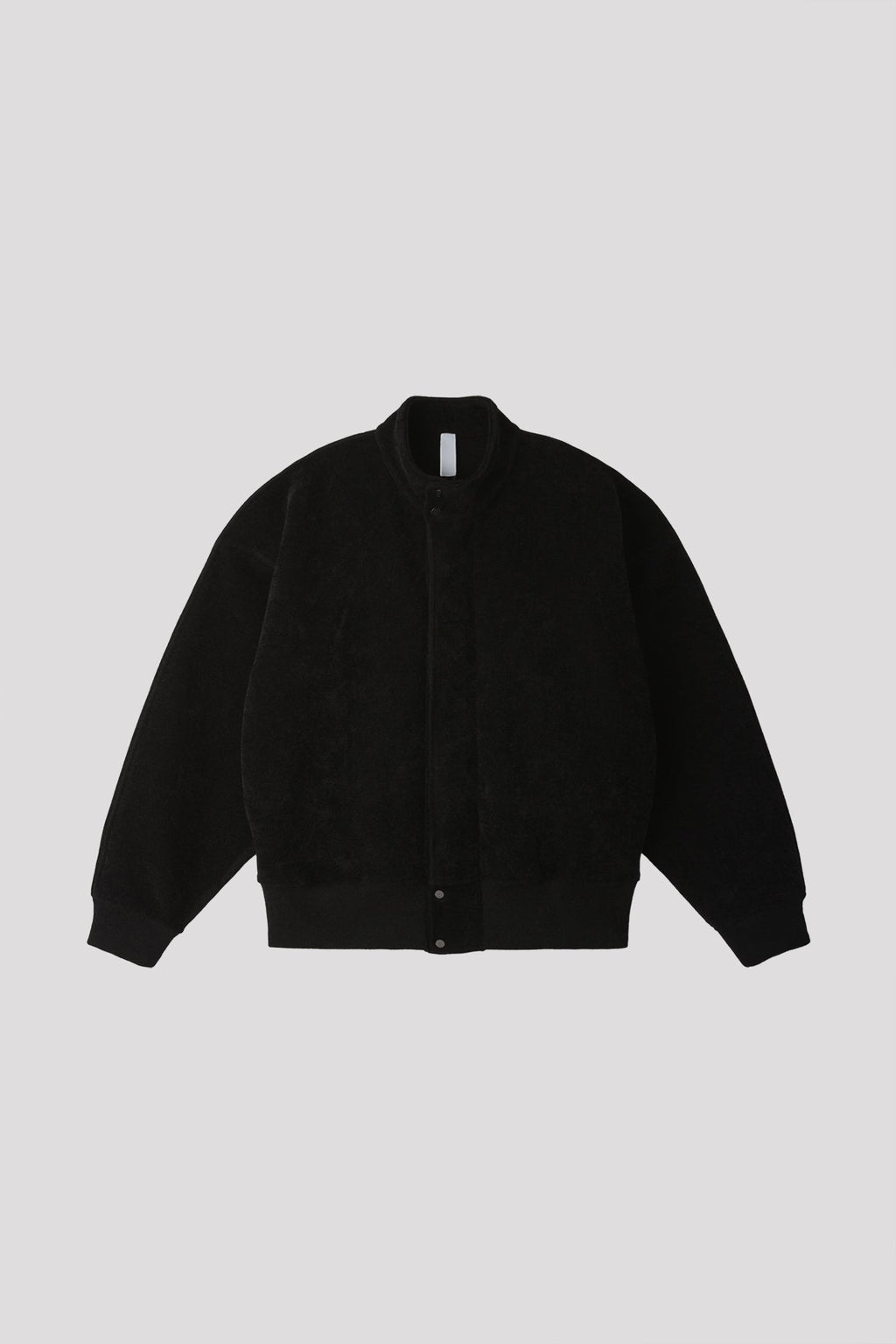 MILAN RIB VELVET STAND-UP COLLAR ZIP BLOUSON