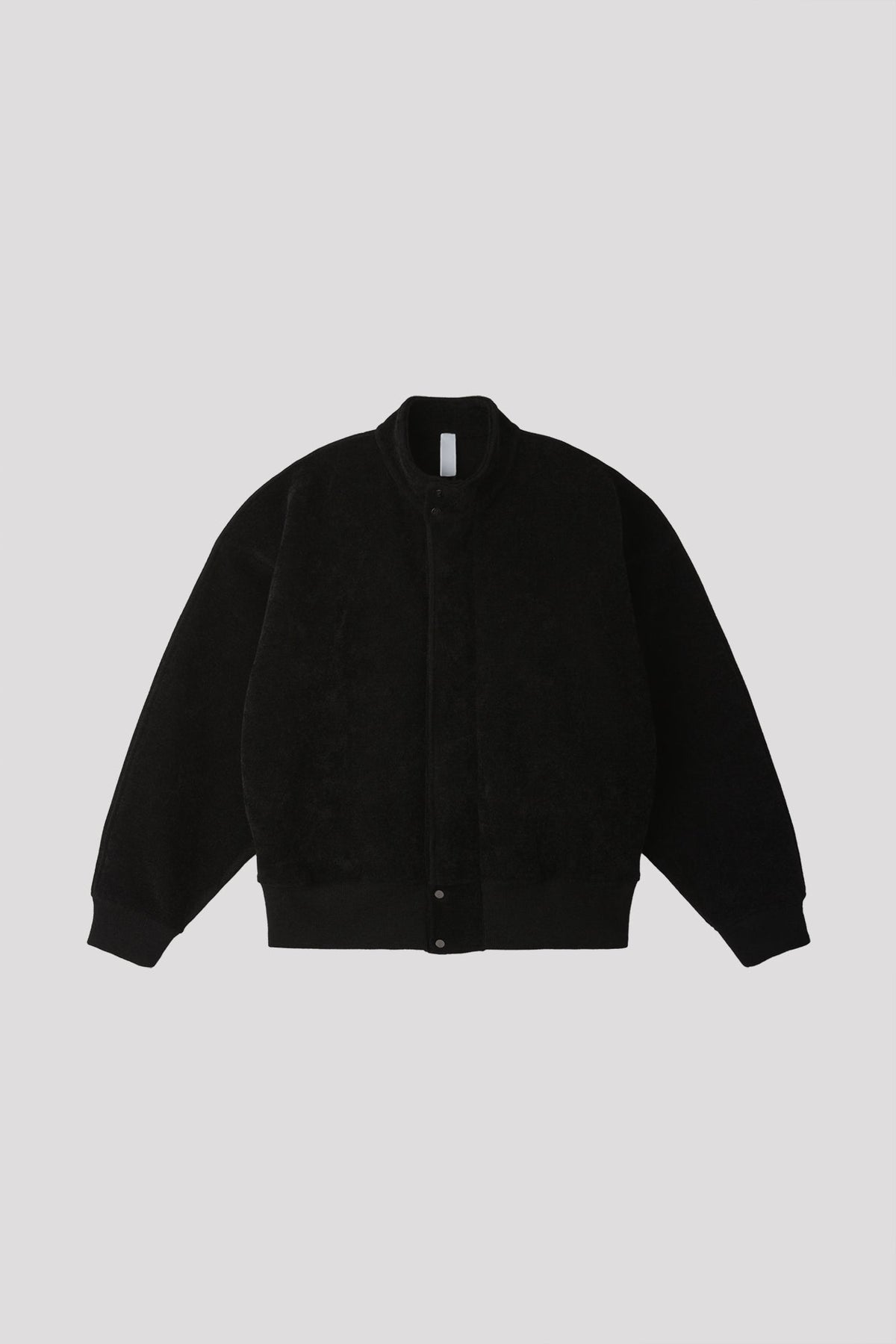 MILAN RIB VELVET STAND-UP COLLAR ZIP BLOUSON
