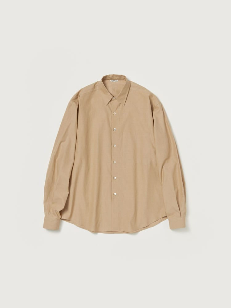 WASHED FINX TWILL BIG SHIRT