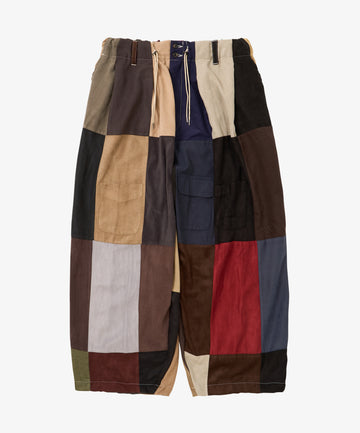 circular pants faux suede eight