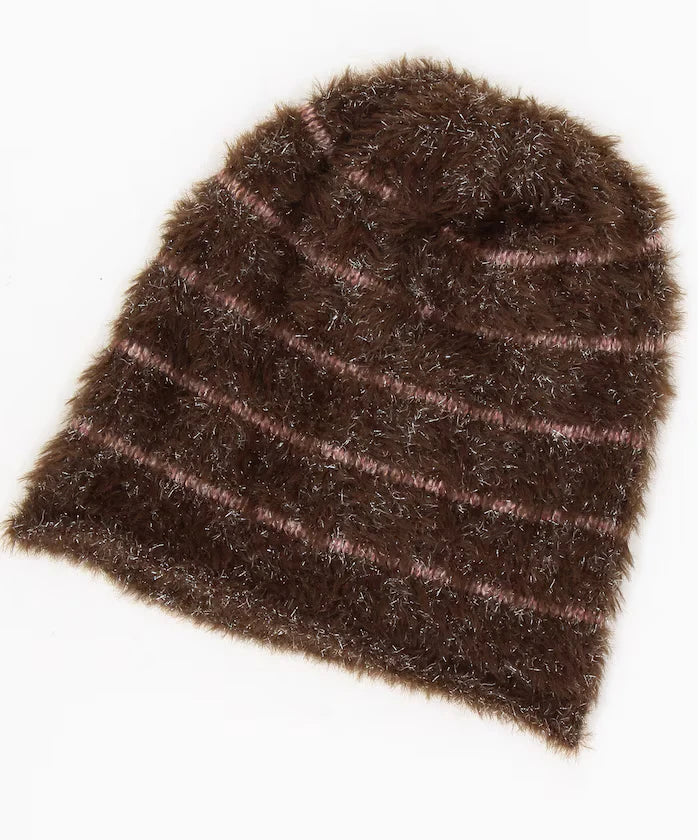 Border Lame Beanie