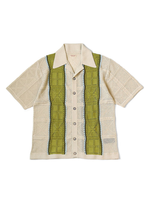 12G Crocheted Knit Tennessee Aloha Polo