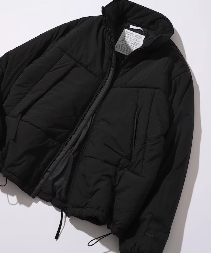 PRIMALOFT PUFF JACKET / Primaloft Stand Collar Puff Jacket / Insulated Blouson