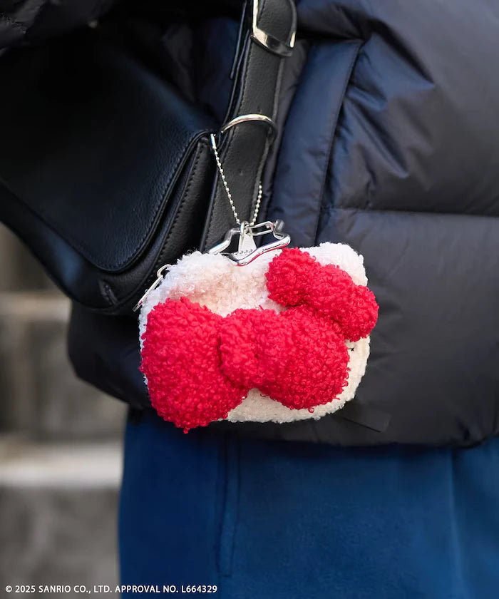 Hello Kitty Fuzzy Charm Pouch