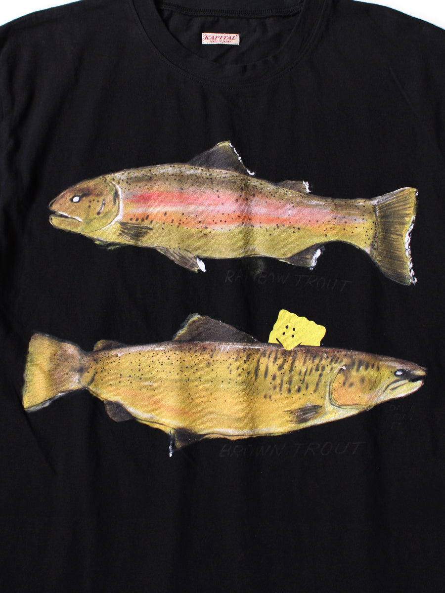 20/-Tencel Crew T (Trout 2 pcs PECKISH RAINBOW Ypt)