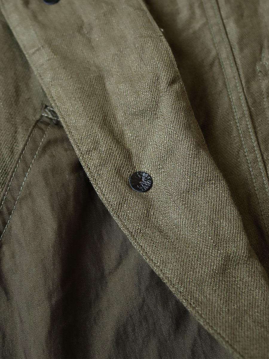 Linen Chino Cloth x Gabardin Goman Coveralls