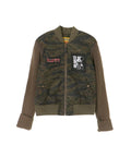 KILLER KITTEN Knit Remake MA-1 Jacket