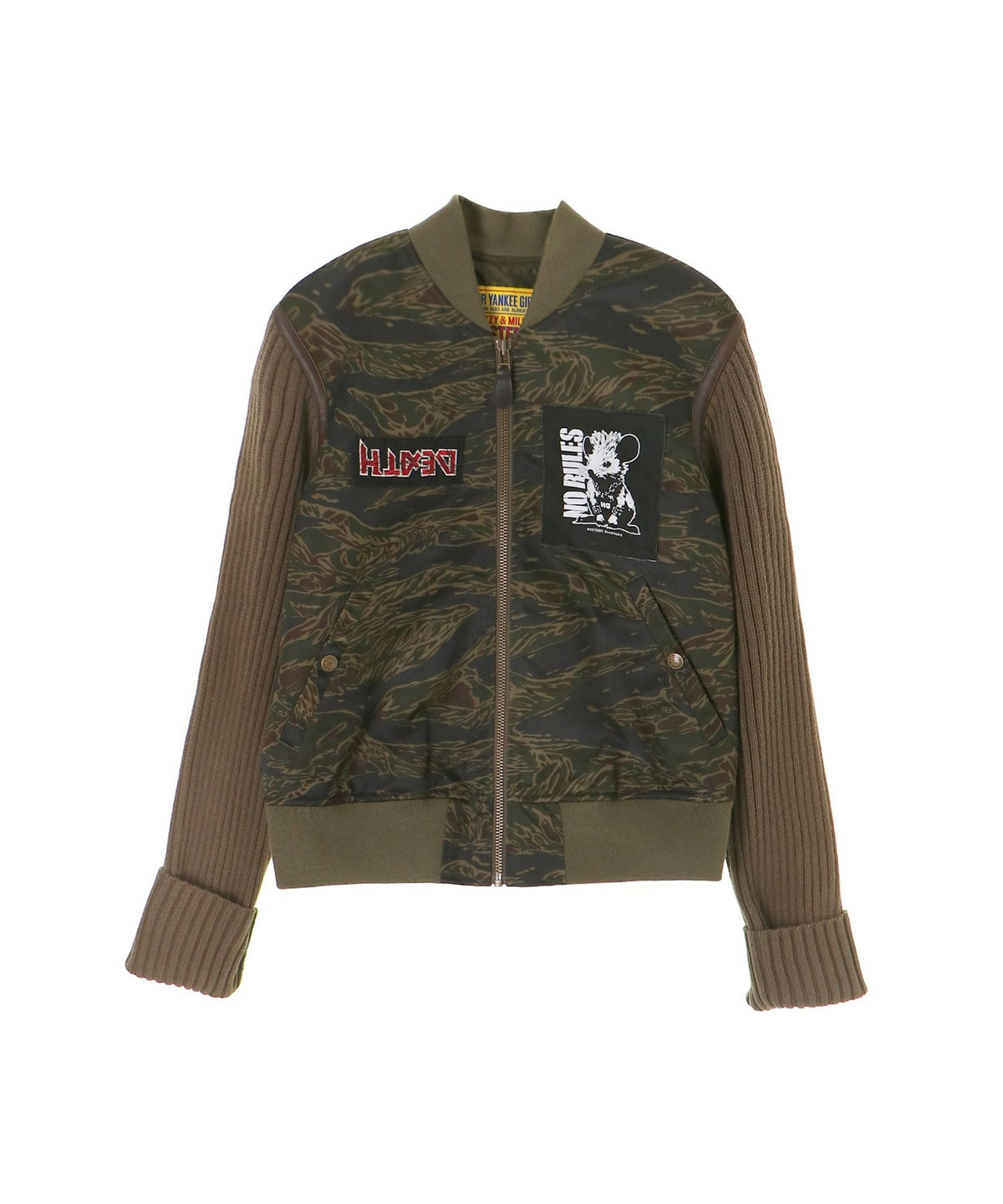 KILLER KITTEN Knit Remake MA-1 Jacket