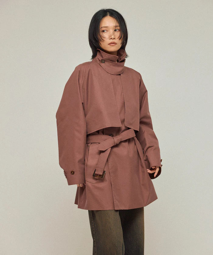 T/C Chambray Short Trench Coat