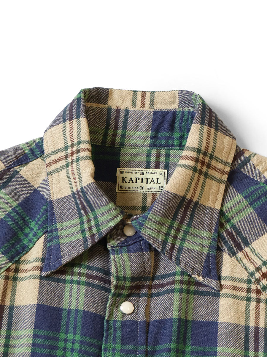Columbia Check Husky Western Shirt