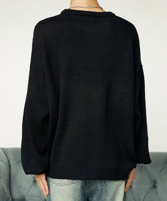 Boucle Flower Pullover Knit [Limited Edition]