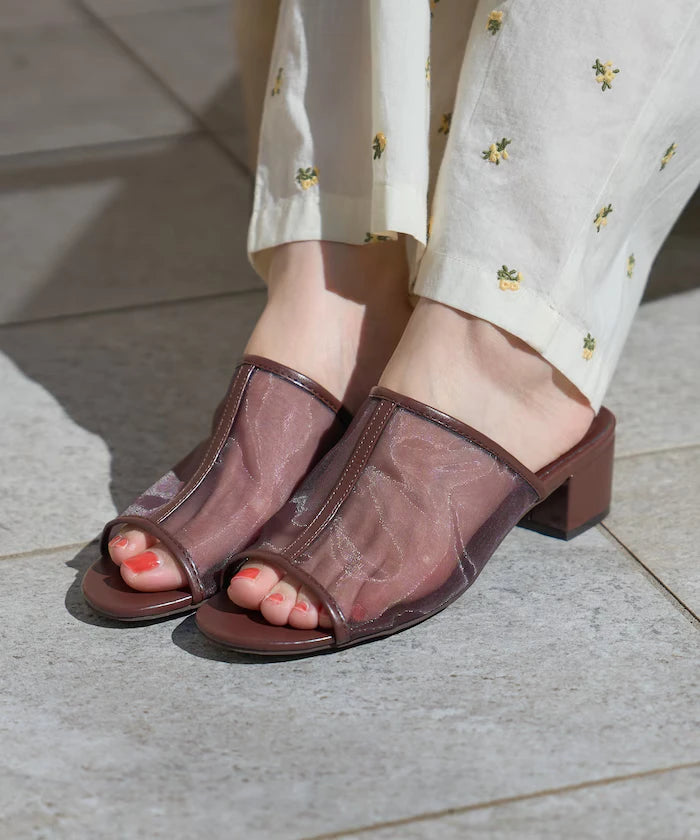 Sheer Mesh Sandal