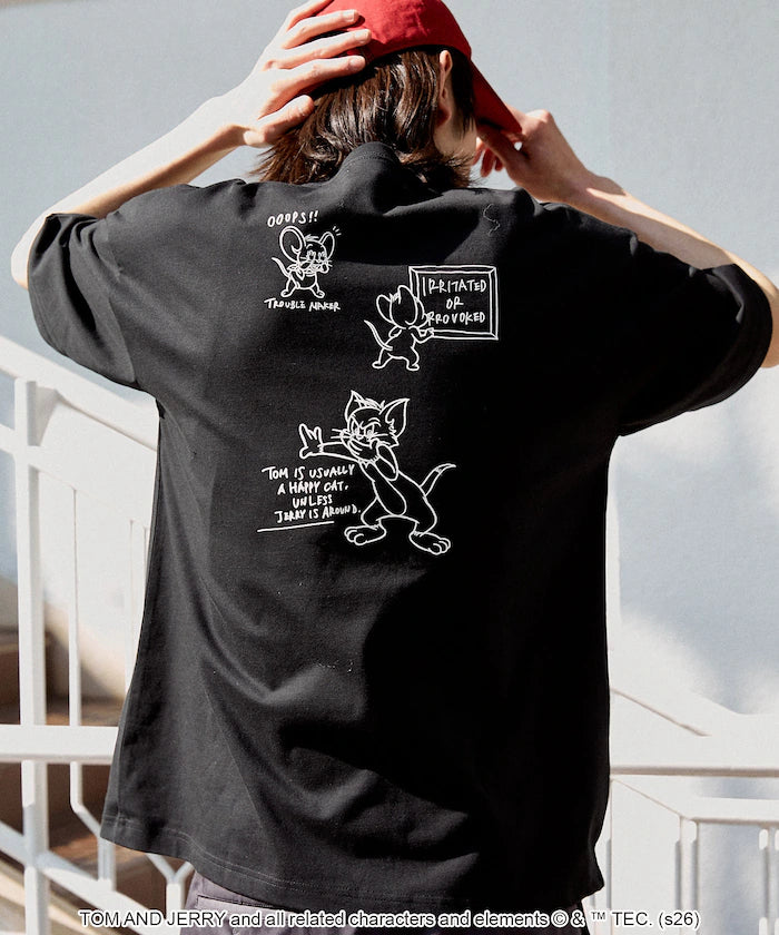 <Functional Material> TOM AND JERRY Graphic T-Shirt Limited Edition