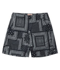 NATIVE AMERICAN BANDANA PATCHWORK PRINT WORK SHORTS