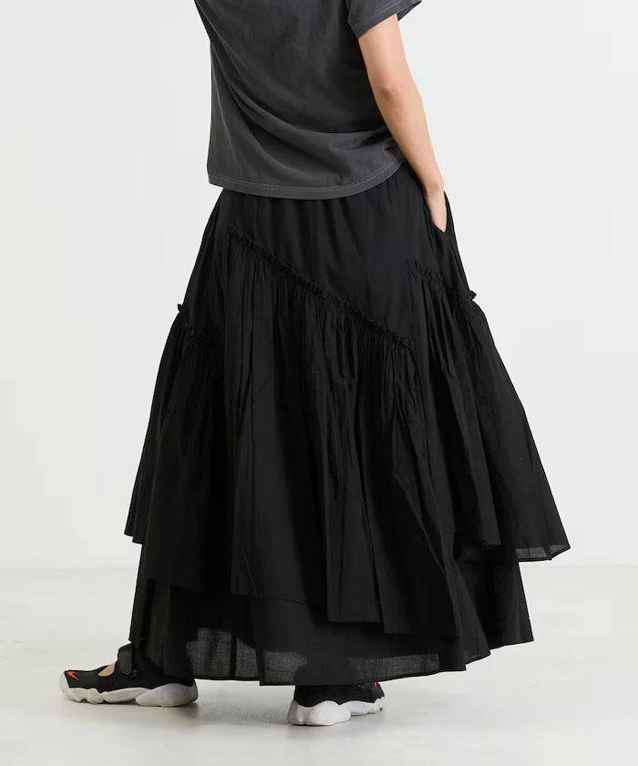India Frill Maxi Gathered Skirt